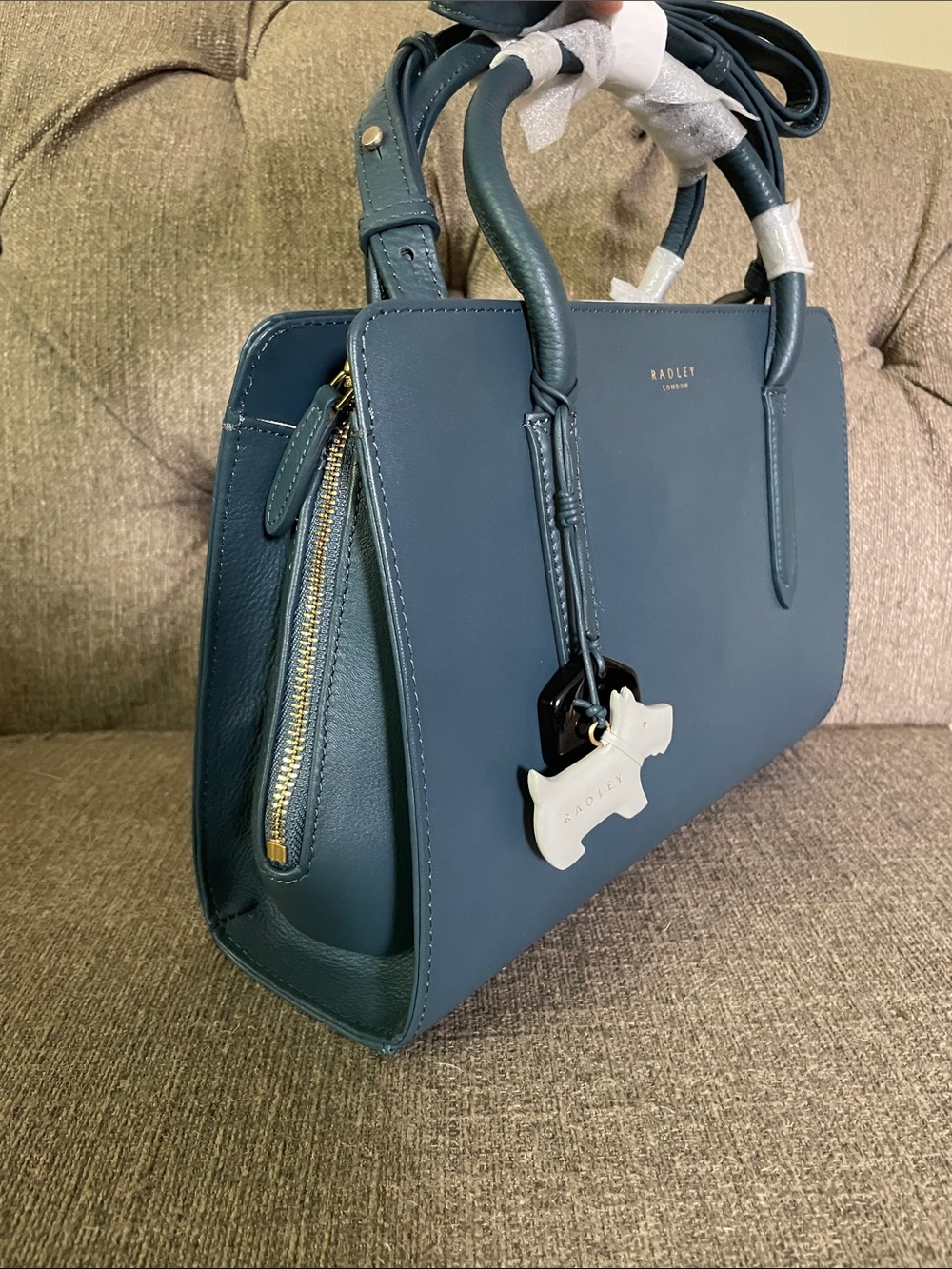 RADLEY LONDON Liverpool Street Multiway Medium Satchel with Dog Charm - Picture 5 of 8